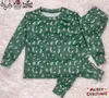 Famille correspondant tenues pyjamas de Noël chien couple enfants bébé Noël vêtements de nuit père mère fille fils pyjamas vêtements ensemble 231129