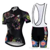 Butterfly 2022 Pro Cycling Jersey Set Women Proteam Mountain Bike Clothes Anti-UV Bicycle Wear Kort ärm Cykelkläder299a