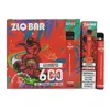 Sigarette USA Egetta ZlqBar 600 Puffs E Papierosy 550MAH 2ML 0% 2% jednorazowe Vape Autoryzowane 15 smaków Vape Vapes Razz Bar English
