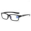 Lunettes de soleil flexibles TR90 Sports lunettes de lecture pour hommes femmes Vintage Anti lumière bleue lunettes Protection des yeux presbytie lunettes à 4.0