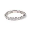 9 mm Square Rock Sugar Cyrron Dianond Tennis Bracilt łańcuch Cubic Zirconia 14K złote łańcuchy męskie biżuteria Hip Hop Bracelets268i