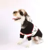 Tasarımcılar Köpek Beş Boyutlar Moda Pet Sweaters Lüks Markalar Köpek Giysileri Siyah ve Beyaz Köpek Kumaş Küçük Köpekler İçin