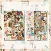 Envoltório de presente 40 folhas vintage scrapbooking adesivo pacote para cartão fazendo diy lixo diário fundo decorativo artesanato adesivos