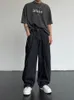 Mens Jeans HOUZHOU Hip Hop pantalons en détresse hommes déchiré Patchwork Denim pantalon mâle surdimensionné décontracté japonais Streetwear 5XL 231129