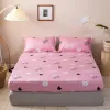 Fashion Design Bed Sheet Trendy Household Mattress Protector Dust Cover Non-slip Bedspread With Pillowcase Bedding Top F0087 210319