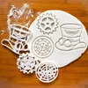 Baking Moulds Steampunk Cookie Cutter Mould Gear Clock Hat Embossed Mold Cake Fondant DIY Biscuit Kitchen Tools