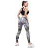 Leggings femininas Mulheres Fast Snake Branca Impressa Black PU Leather Patckwork Workout Hip Pleated