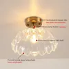 Ceiling Lights Nordic Glass Lighting Minimalist Modern Flower Pattern Lamp For Corridor Creative Living Room