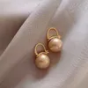 Bijoux de boucle d'oreille de charme de perle artificielle de style rétro de conception classique pour le cadeau de femmes