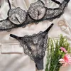 Fancy Lace Sexy Lingerie For Fine Women See Through Intimate Night Floral Bilizna Sexy Sensual Exotic Sets