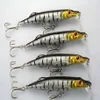 Whole Lot 12 Fishing Lures Crank bait Minnow Crank Hooks Bass Baits Hooks 9 7g 10 9cm 334m