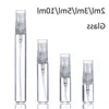 2ml 3ml 5ml 10ml Plastic/Glass Mist Spray Perfume Bottle Small Parfume Atomizer Travel Refillable Sample Vials Hjvrs