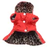 Abbigliamento per cani Simpatici cani da compagnia Costume da leopardo Abbigliamento invernale Cucciolo Felpa con cappuccio in cotone Cappotti caldi Giubbotti Chihuahua Prodotto 231129