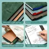 Anteckningar Erasable A5 Whiteboard Notebook Set Pu Doubled Student Leather Planning Board Office Memo Pad Cuaderno 231130