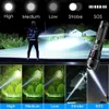 Torches Ultra mocne doładowanie latarki GT10 LED LED LASHTLIGHTS LATRYKA DŁAGA DŁUGO ZAKRESKA LATRIATALNOŚCI DŁUGO