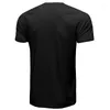 Heren t shirts 2023 heren ronde nek korte mouwen t-shirt halve knop zomer casual kleding zonder kraag