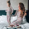 Family Matching Outfits Christmas Family Matching Pajamas for Kids Mommy Father Sleepwear Suit 2024 Year Holiday Xmas Outfits 231129