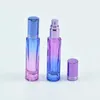 10mlポータブル香水アトマイザーボトル補充可能なミニスプレー移動勾配色のための空の液体容器