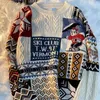Suéteres de mujer Christmas Harbor Wind Retro Bear Sweater Y2K Street Engrosamiento Lazy Wind Loose Otoño e invierno Los amantes usan ropa de lana 231130