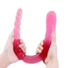 Godes / Dongs 370mm Extra Long Doux Double Tête Gode Jouet Pour Adulte Flexible Gelée Vagin Anal Femmes Gay Lesbiennes Fin Dong Pénis Artificiel 231130