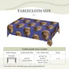 Table Cloth Capybara Face Desks Dressing Anniversaire Nappe Tapis Pour Dîner