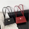 Bolsas de noche Retro Mujeres Portátil Pequeño Hombro Cuadrado Vino Tinto Damas Bolsa de Axila Vintage PU Cuero Mujer Tote Monedero Bolsos 231129