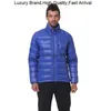 Jaquetas masculinas novo 2023 chegada casaco de pato marca quente inverno ultraleve para baixo jaqueta masculina envio l231130