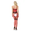 Sexy Costume See Through Crotchless Women Jumpsuit Sexy Lingerie Mesh Transparent Female Bodysuit Erotic Underwear Ladies Open Crotch Catsuit