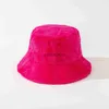 Bonnet/casquettes de crâne Rose rouge chapeau de pêcheur en peluche pour hommes et femmes automne et hiver Pot chapeau mode chapeau chaud chapeau de seau J231130