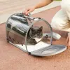 Cat Beds Furniture New Pet Carrier Portable Dogs Cat Transparent Cage Backpack Transport Breathable Handbag for Small Animals Dog Kitten Puppiesvaiduryd