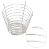 Bread Makers Fruit Vegetables Basket Stainless Steel Durable Easy To Move Round 4 Legged For Home Displaying Sweets