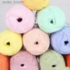 Yarn 10Ball High Quality Soft And Smooth Natural Silk Cotton Hand Woven Yarn Baby Cotton Crochet Knitted Cotton Yarn L231130