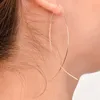 EK143 Neue Mode Fisch Geformt Ohrring Einfachheit Kupfer Draht Geometrische Handgemachte Stud Ohrring für Frauen Brincos de gota Feminino267p