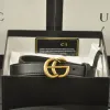 2024 Luxury Designer Women's GG Belt Men's Belt Luxury Gold Belt Classic Fashion Casual Width Size 105-125cm Birthday Gift