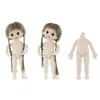 Poppen Lichaam Speelgoed 16 cm 13 Beweegbare Jointed Speelgoed voor Meisjes Gift Mini Kaal Hoofd BJD Babypop DIY Naakt naakt 231130