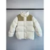 S4zz Parka m Meng Family Short Donna Inverno 90 Piumino d'oca Agnello Pile Impiombato Collo alto Cappotto di pane ispessito Stesso stile per e