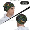 Berretti nel modello selvaggio Cappelli a maglia personalizzati Pluss elastici elastico tappo morbido Tropical Foresta pluviale Jungle Resort usura una ripetizione senza soluzione di continuità