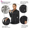 Dames trainingspakken SEXYWG Saunaset voor dames Gewichtsverliespak Sweat Top Broek Fitnessjack Legging Thermo Lange mouwen Broek Body Shaper Gym 231130