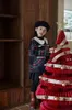 Família combinando roupas inverno natal família combinando casaco quente crianças menina engrossar xadrez casaco mãe filha combinando roupa 231130