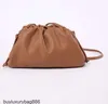 Authentique fourre-tout pochette unique BottegeaVeneta sacs coréens petit mini nuage sac de créateur femme pli fourre-tout clip épaule Cros épaule sortie HBD5