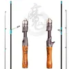 Fishing Rod and Reel Combos-Carbon Spinning Casting Travel Lure Fishing Rod with UL Power 1 37m 1 50m 1 68m Rod for Fishing 220212322j