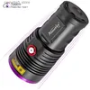 Torches 45W lampe de poche UV ultra-lumineuse haute puissance Type C lampe UV rechargeable USB miroir noir détection d'agent fluorescent Q231130