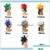 Acessórios de cabelo Funky Hairpins Aessórios Ferramentas Produtos Mulheres Pena Fascinator Festa para Casamento Elegante Pillbox Chapéu Pogal Presente DHMR3