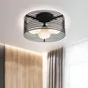 Ceiling Lights IWHD Three Heads LED Light Fixtures Fashion Glass Lighting For Living Room Home Luminarias Para Teto