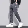 Men's Jeans Man Cowboy Pants Cropped Slim Fit Elastic Skinny Stretch Trousers Tight Pipe Korean Fashion 2023 Trend Y 2k Vintage