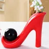 Vases High Heel Shaped Ceramic Vase Novelty Flower Planter Home Decoration