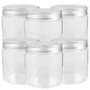 Storage Bottles 6 Pcs Small Mason Jars Toys Yogurt Jar Glass Terrarium Lid Aluminum Black Pepper Container