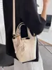 Kvällspåsar klassisk halsduk hink väska kvinnor lyx handväska grön modedesigner pu läder axel crossbody shopper kvinnlig tote