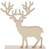 Jewelry Pouches Natural Wooden Cute Elk Deer Shape Hanging Display Stand Rack Showcase