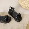 Sandálias Tamanho 32-40 Plataforma feminina para 2023 Custas de verão Sapatos abertos